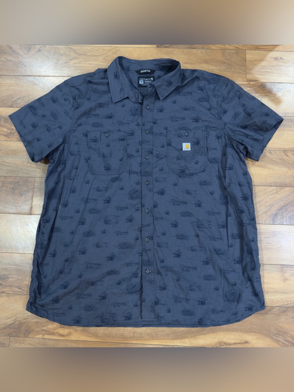 Carhartt Rugged Flex Relaxed Fit Lightweight Short Sleeve Men’s Sz 3XL Tall